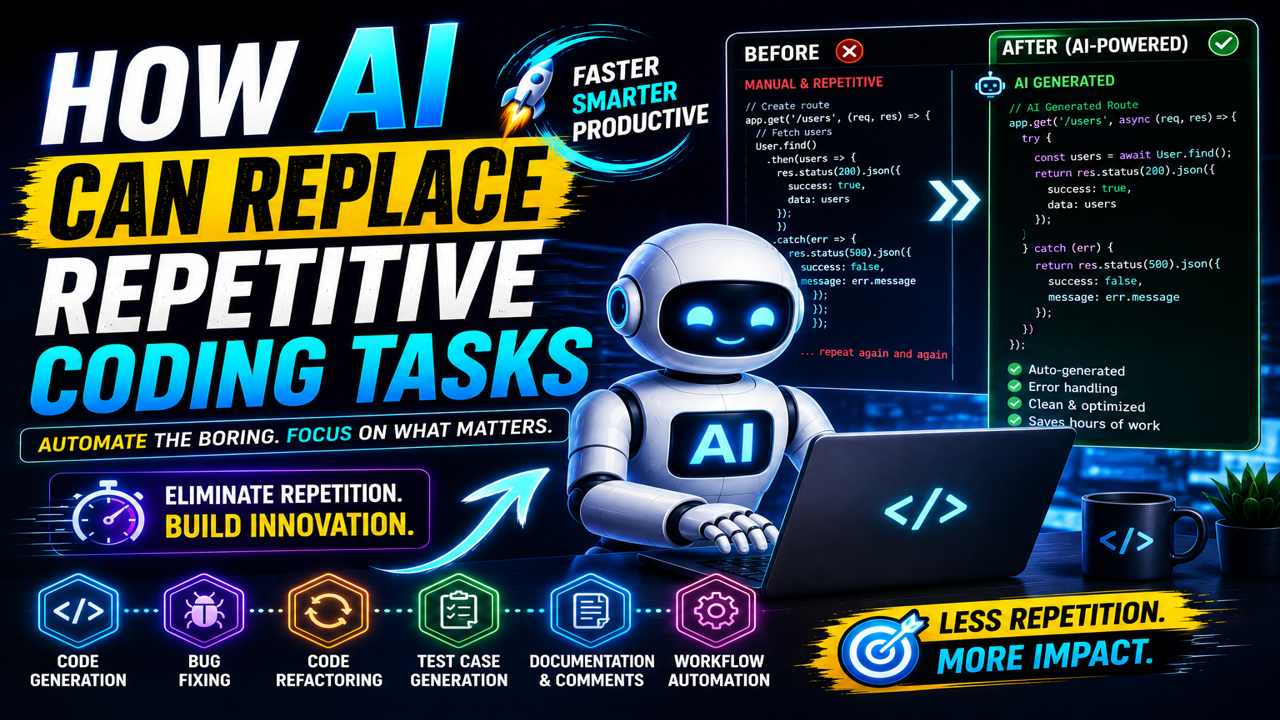 How AI Can Replace Repetitive Coding Tasks